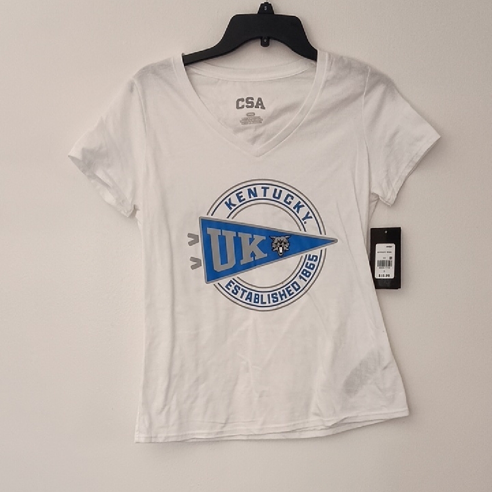 CSA White Kentucky Women's Short Sleeve Tee